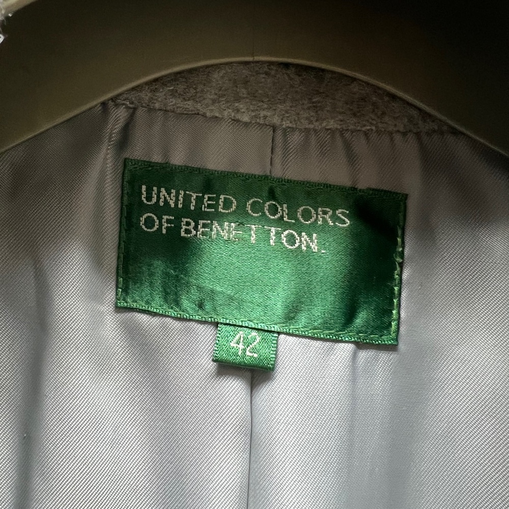 Benetton wool coat. - Picture 3 of 4